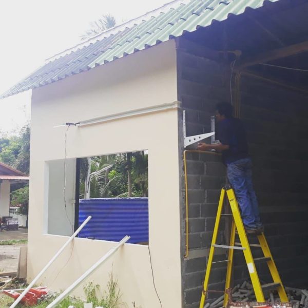 air con rack installation - Rungruangchai