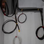 electric cable work in apartment base